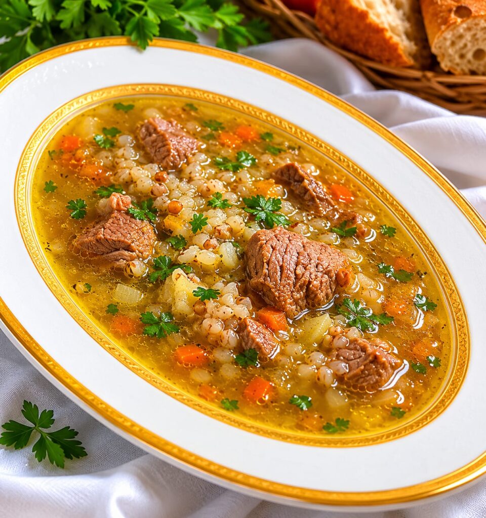 суп из гречки
