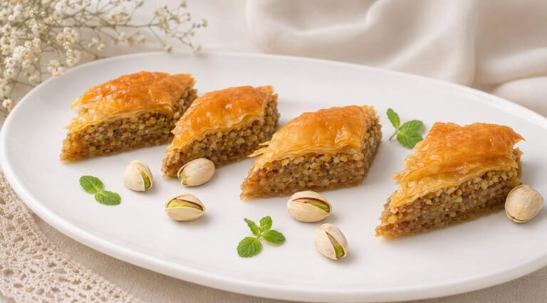 домашняя пахлава с орехами