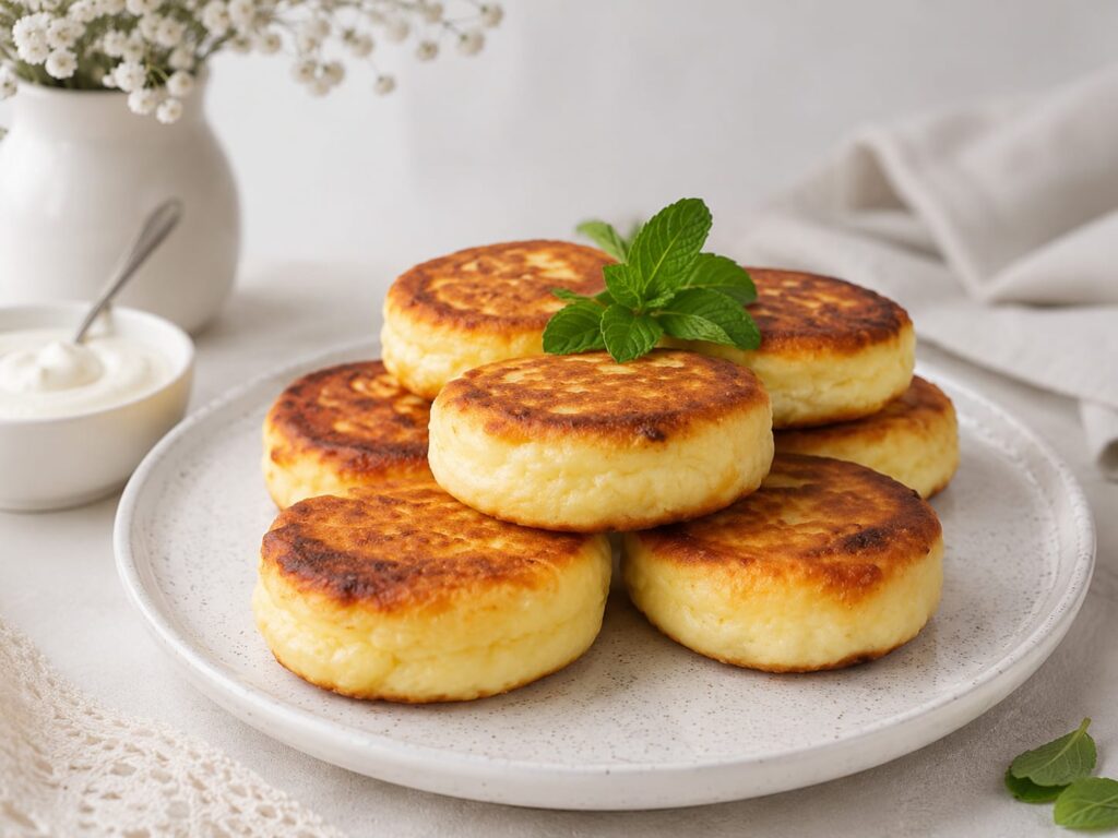 СЫРНИКИ С КУРАГОЙ syrniki
