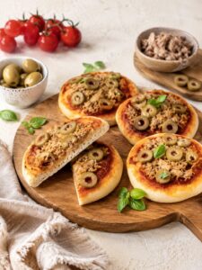МИНИ ПИЦЦЫ С ТУНЦОМ В ДУХОВКЕ